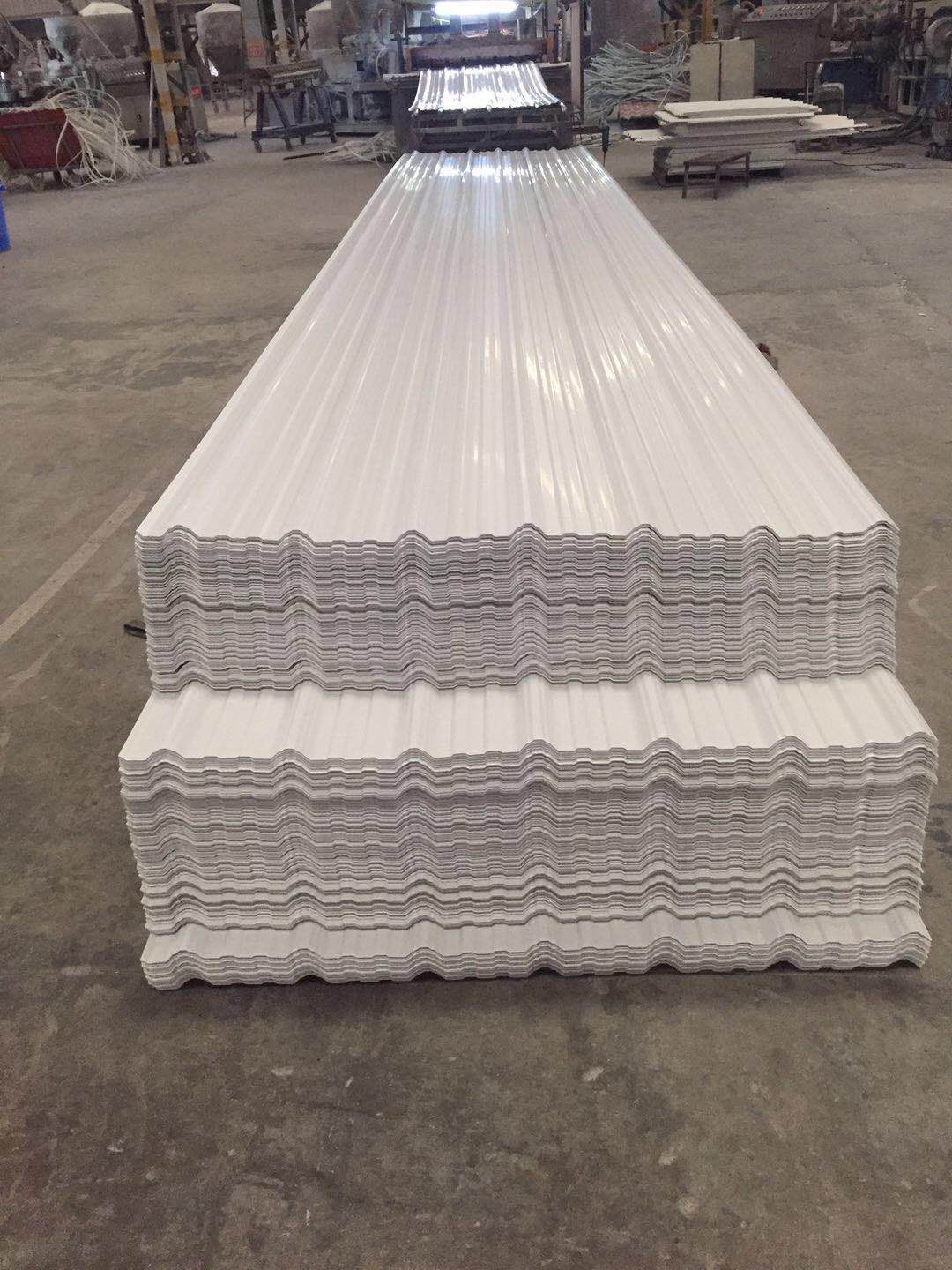 Hoja de techo de pvc única en México, teja de plástico de pvc de peso ligero para construcción